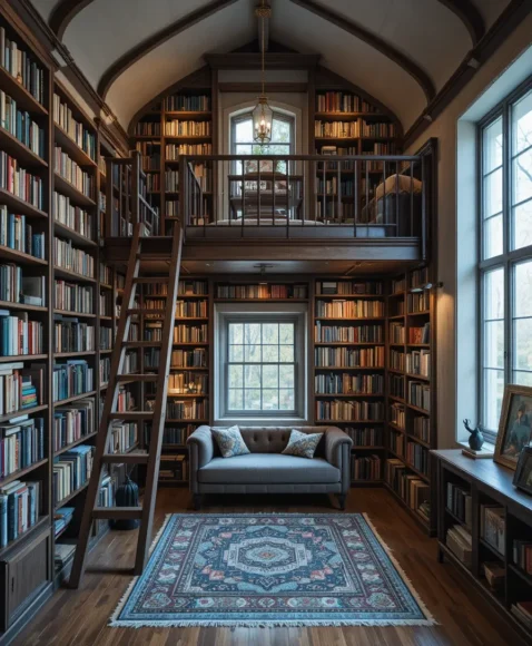 Library Loft Overhead