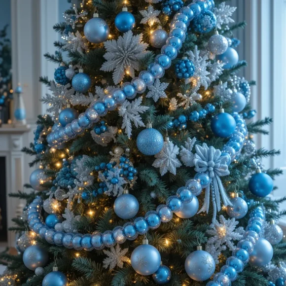 Light Blue Beaded Garlands