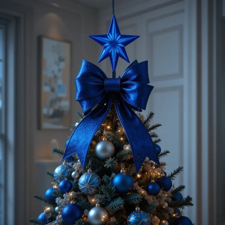 Midnight Blue Tree Topper