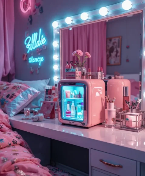 Mini Fridge for Skincare