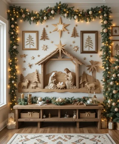Nativity Scene Wall Art