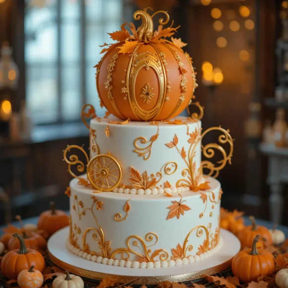 Pumpkin Carriage Cake