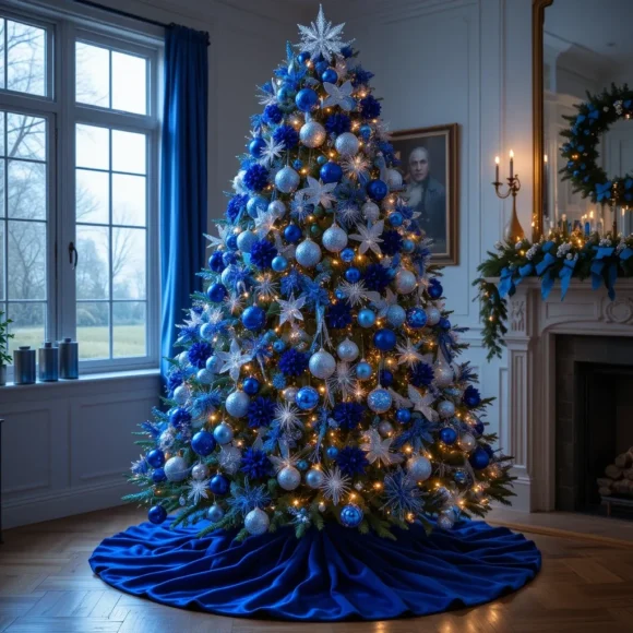 Royal Blue Tree Skirt
