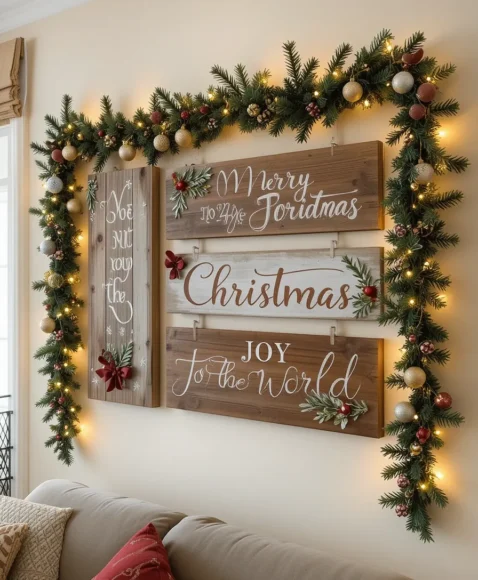 Christmas Wall Decor Ideas