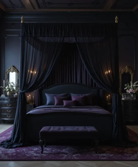 Dark Feminine Bedroom Ideas
