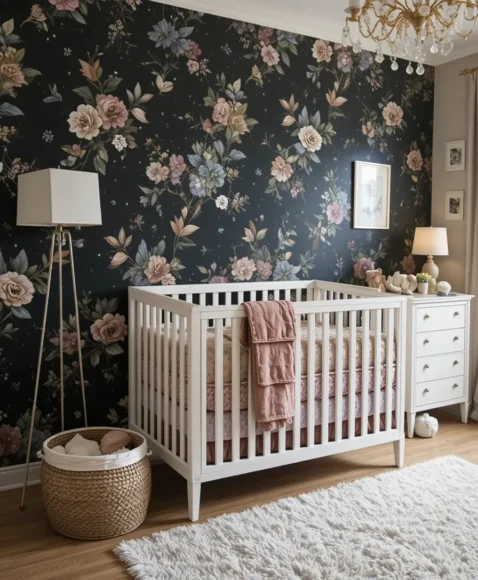 Bold Wallpaper with Dark Background