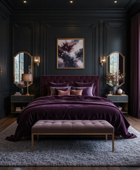 Deep Plum Accents