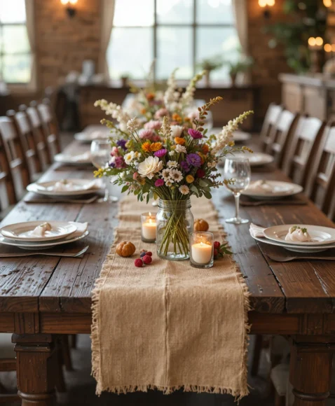 Rustic Farmhouse Tablescape