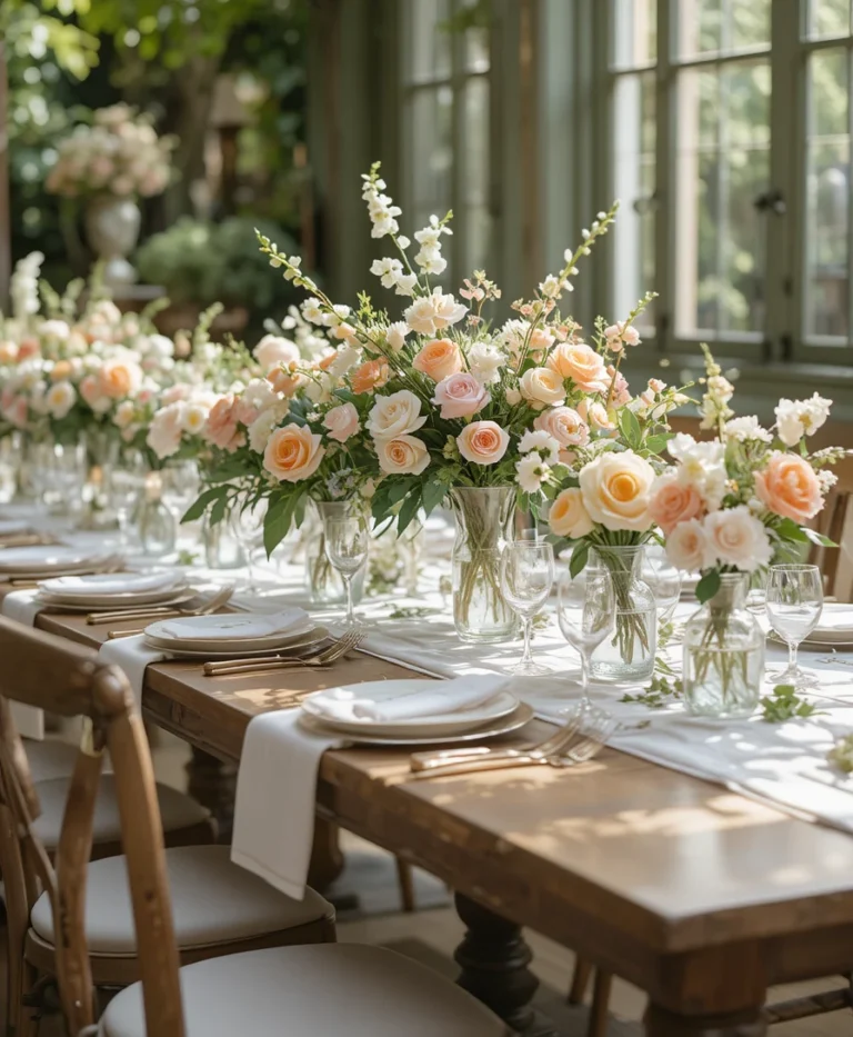 Garden-Inspired Floral Tablescape