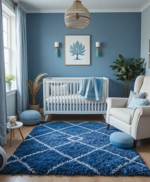 Blue Rugs for Grounding