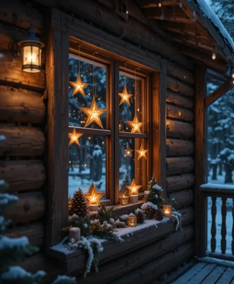Cabin Window Stars