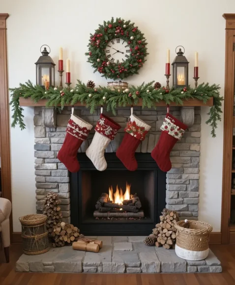 Cozy Fireplace Corner