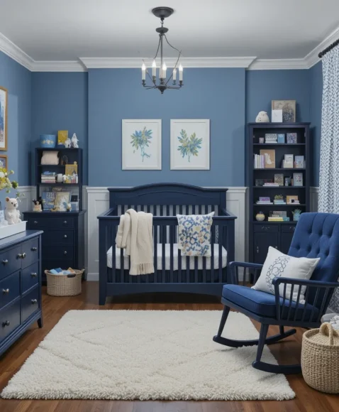 Dark Blue Accent Furniture