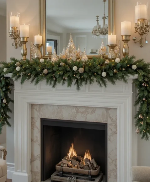 Elegant Mantel Styling