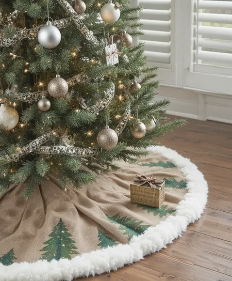 Forest-Inspired Tree Skirt