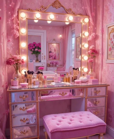 Glamorous Vanity Setup