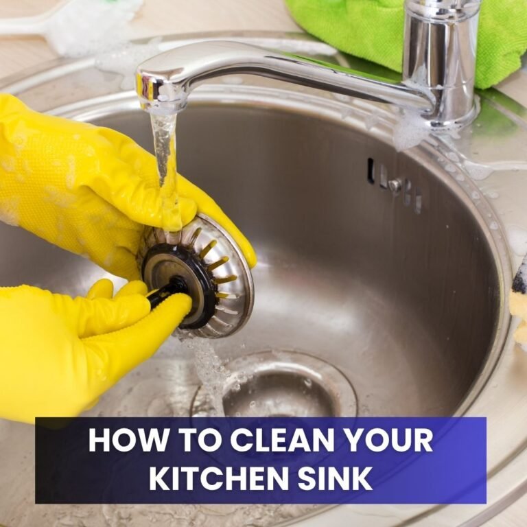 How to Clean Your Kitchen Sink