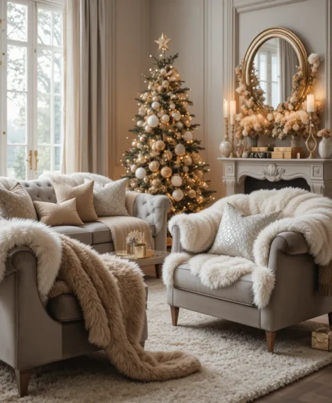 Luxury Faux Fur Throws and Pillows