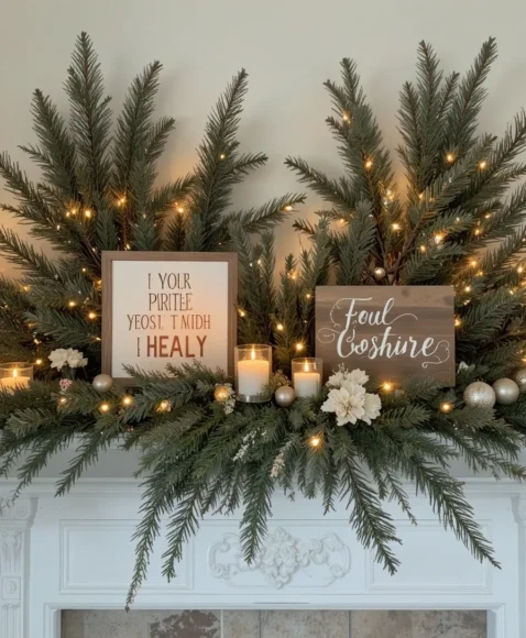 Nature-Inspired Mantel Display