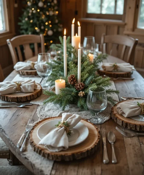 Nature-Inspired Table Setting
