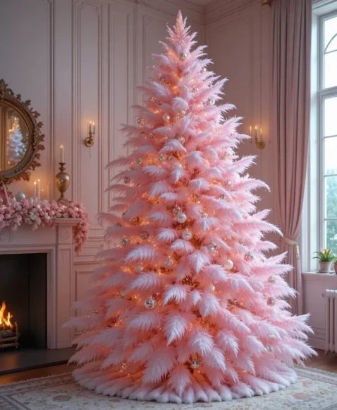 Pink Feather Tree