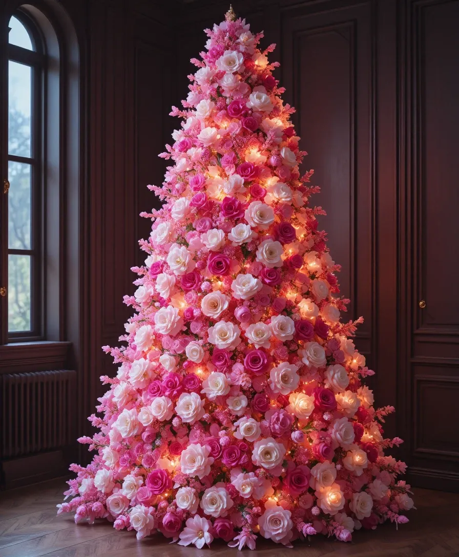 Pink Floral Tree