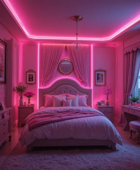 Pink LED Lighting