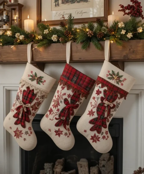 Plaid Fabric Patches