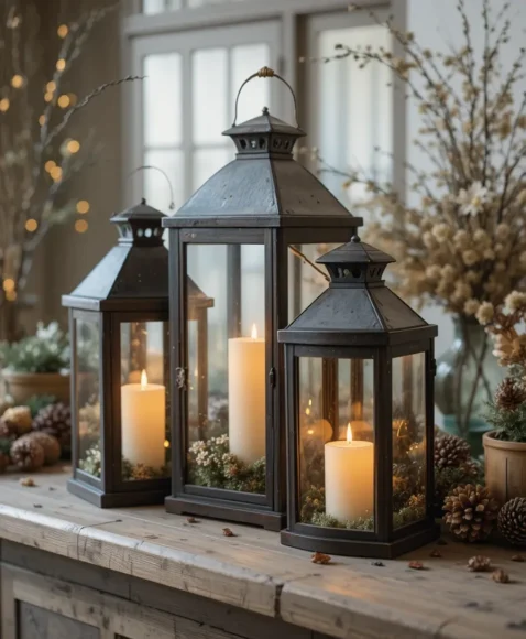 Rustic Lantern Lighting
