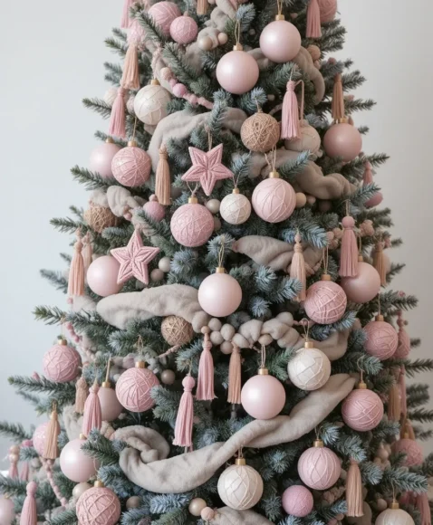 Soft Pink Boho Tree