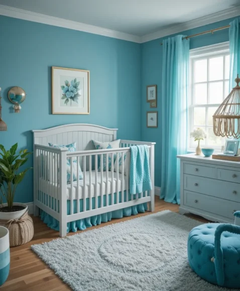 Teal and Aqua Accents