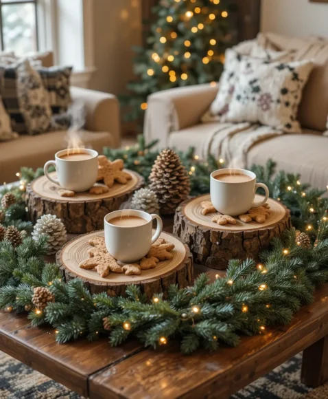 Wood Slice Coasters and Trays