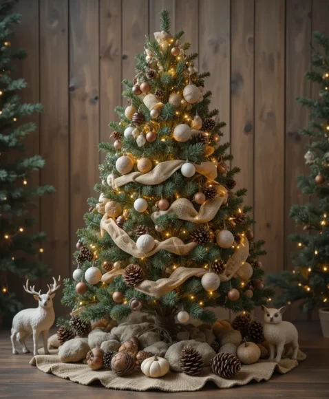 Woodland Christmas Tree Theme