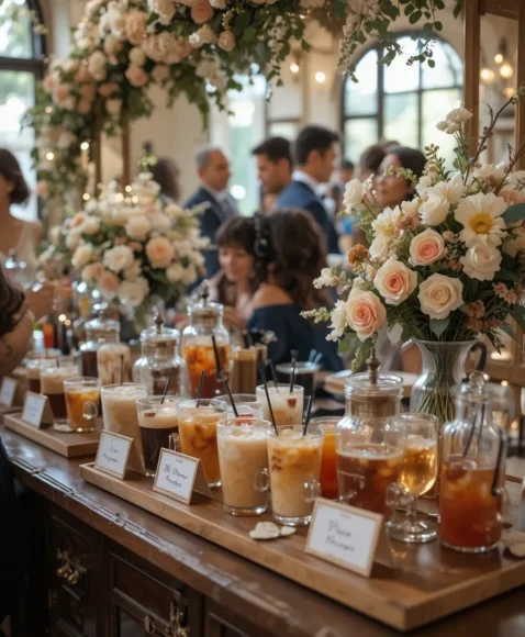 Coffee Bar with Signature Drinks