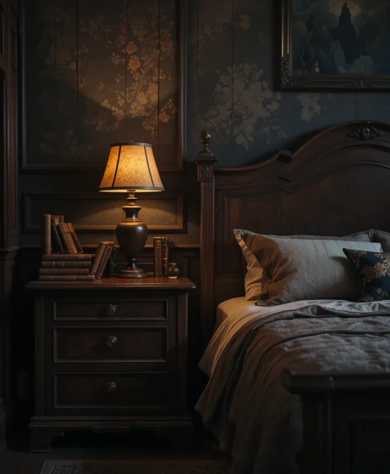 Dark Wood Nightstands