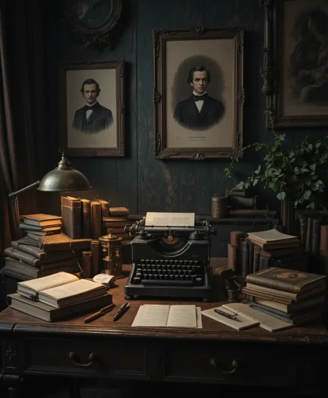 Old Clock or Typewriter Display