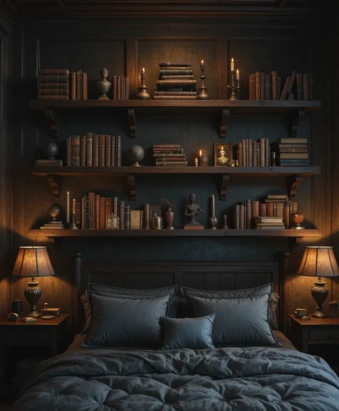 Rustic Wood Shelving