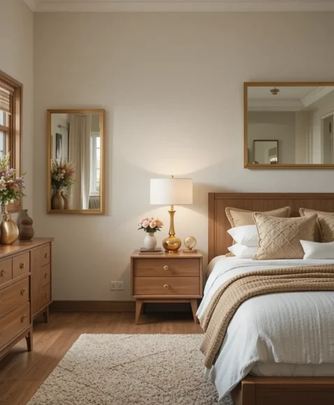 Warm Brass Finishes for Retro Elegance