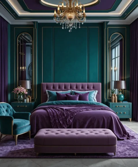 Jewel-Tone Velvet Layers