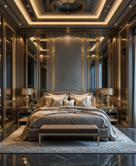 Mirrored Panels for Visual Space