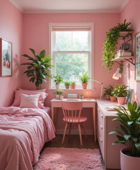 Pink and Green Fresh Dorm Combo