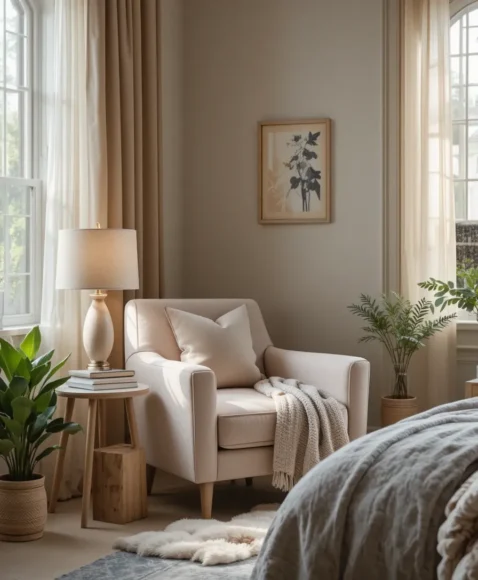 Reading Nook with Accent Chair