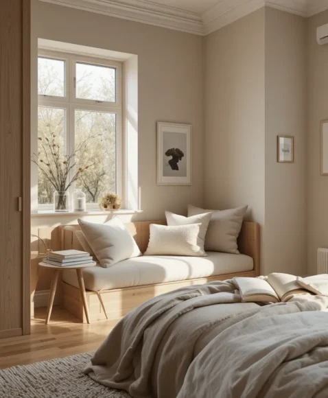 Reading Nook with Scandinavian Touch