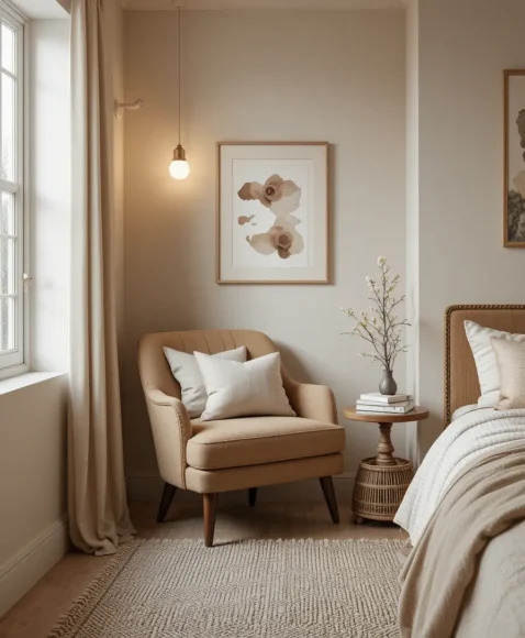 Small Bedroom Reading Nook