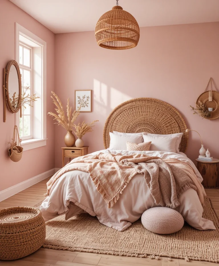 28 Earthy Pink Bedroom Ideas That Feel Cozy, Elevated, and Perfectly Balanced