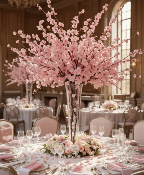 Cherry Blossom Branch Elegance