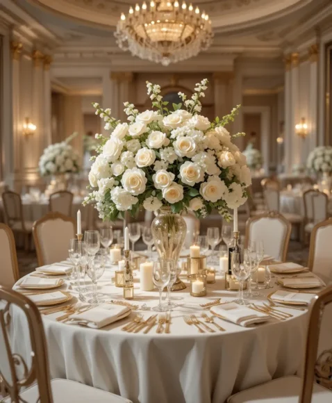 Classic White Floral Abundance