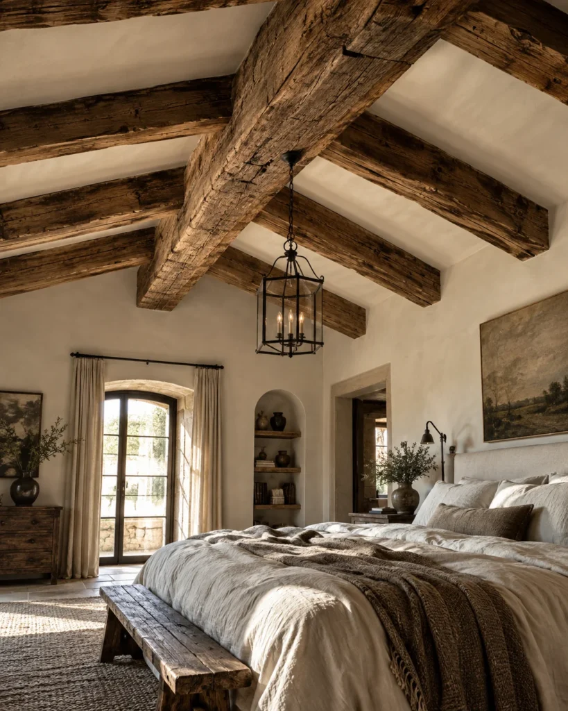 Rough-Hewn Reclaimed Ceiling Beams