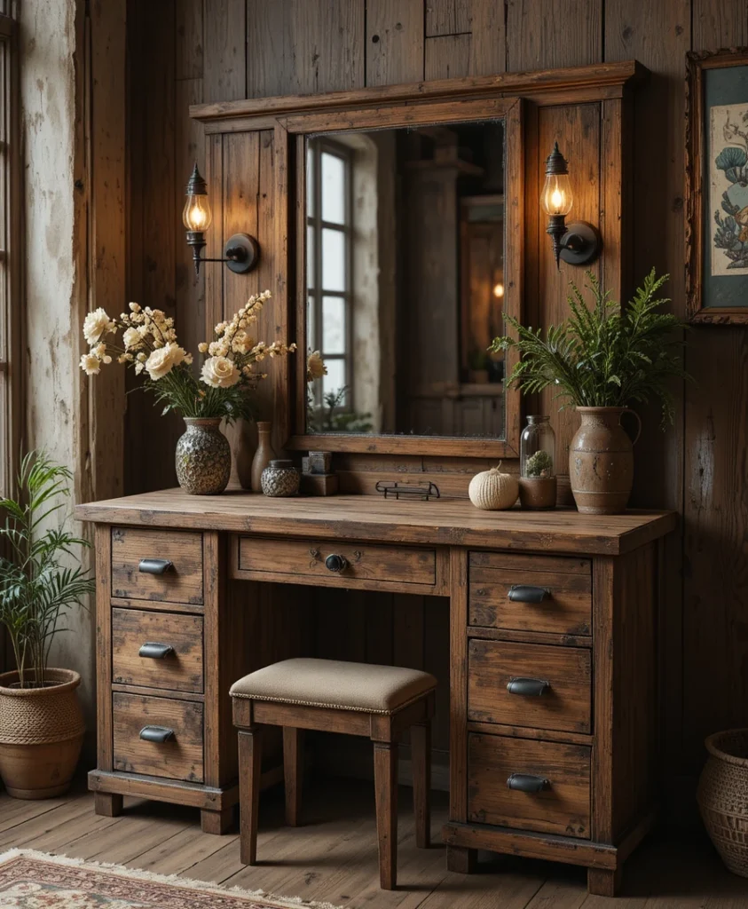 Rustic Farmhouse Wood Vanity