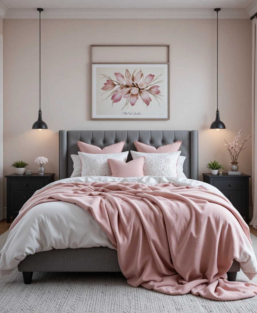 Pink Throw Blankets for Soft Texture